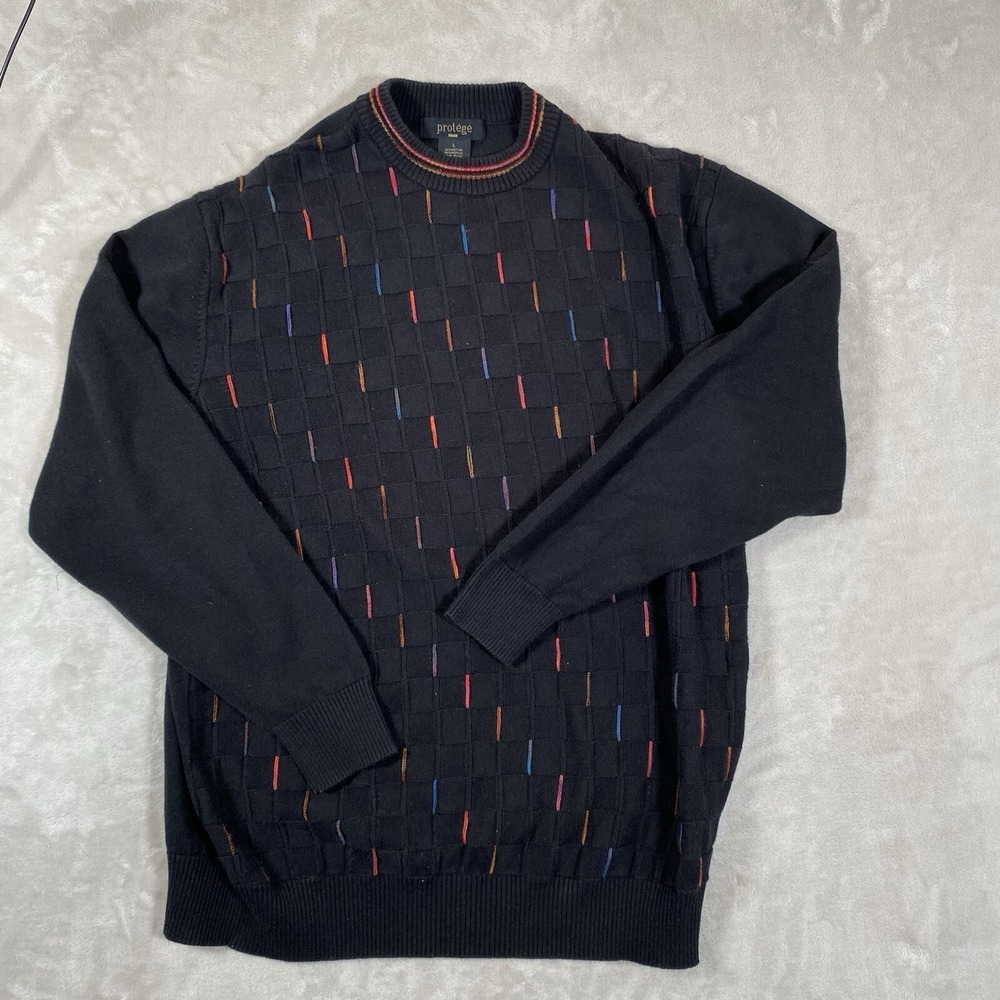 Protege  Sweater Mens L  Colorful Pullover